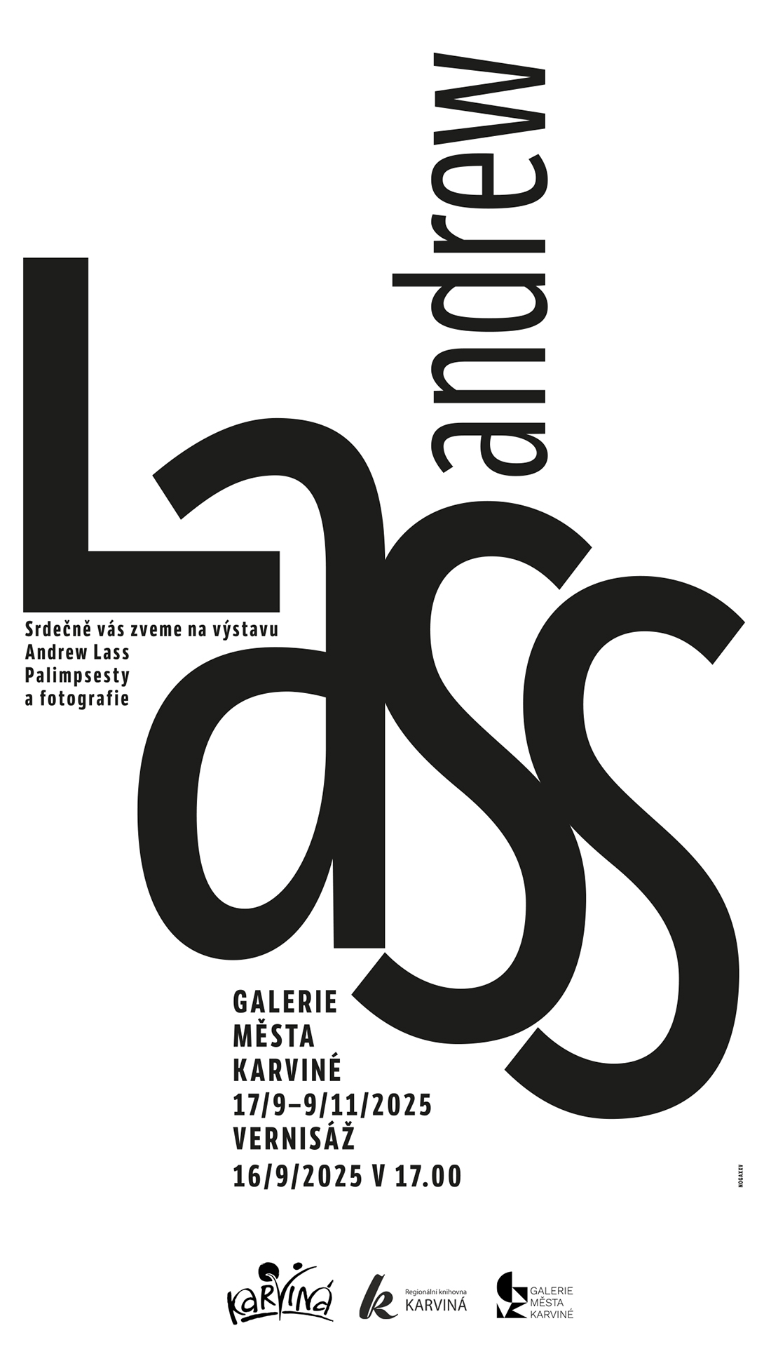 Vernisáž výstavy - Andrew Lass: Palimpsesty a fotografie